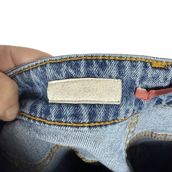 Anthropologie Pilcro The Vintage Straight Jeans in Blue Size 25P - Picture 10 of 10